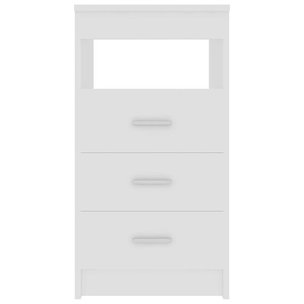 vidaXL Drawer Cabinet White Engineered wood Compact Drawer Cabinet