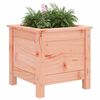vidaXL Garden Planter Natural wood Solid Douglas wood Medium