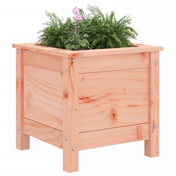 vidaXL Garden Planter Natural wood Solid Douglas wood Medium