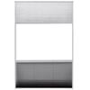 vidaXL Window Screen White & Black