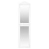 vidaXL Free-standing Mirror White Glass Full-length Foldable