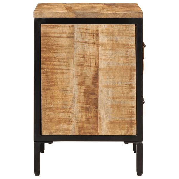 vidaXL Bedside Cabinet Natural wood color