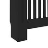 vidaXL Radiator Colver Black 67.7"x7.5"x32.1" MDF