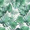 vidaXL Garden Bench Cushion Leaf Pattern Green 100% Polyester Oxford fabric