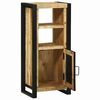 vidaXL Bathroom Cabinet Brown 15.7" x 11.8" x 35.4" Solid Mango wood