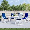 vidaXL Highback Chair Cushion Set of 4 Royal Blue