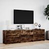 vidaXL TV Cabinet Smoked oak Engineered wood Large TV Cabinet