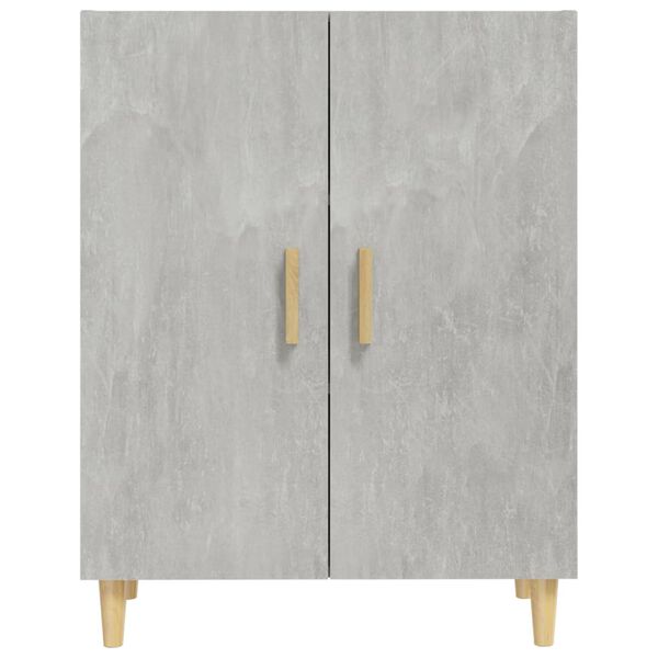 vidaXL Sideboard Concrete grey Engineered wood Medium Sideboard