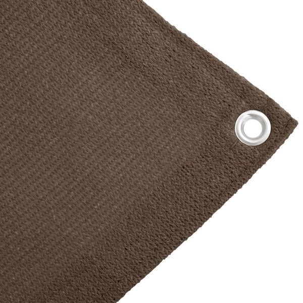 vidaXL Tent Carpet 98.4x236.2" Brown