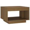 vidaXL Coffee Table Honey Brown Solid Pinewood Medium Durable