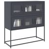 vidaXL Sideboard Anthracite Cold-rolled Steel 39.6 in Sideboard