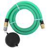 vidaXL Suction Hose Green PVC, brass 65.6 ft long, 1 inch wide Durable