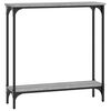 vidaXL Console Table Grey sonoma Engineered wood, metal