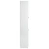 vidaXL Bathroom Cabinet White Engineered Wood Tall Bathroom Cabinet
