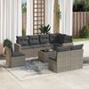 vidaXL Garden Sofa Set Grey