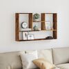 vidaXL Wall Shelf Old Wood Engineered Wood 39.0 in x 5.9 in x 23.6 in