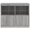 vidaXL Sideboard Grey Sonoma Engineered wood Medium Sideboard