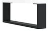vidaXL TV Cabinet High gloss white Engineered wood, iron Medium