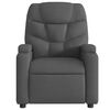 vidaXL Recliner Chair Dark grey Fabric (100% polyester) Adjustable