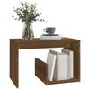 vidaXL Side Table Brown Oak Engineered wood Small Side Table