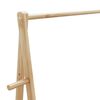 vidaXL Clothes Rack Natural bamboo Bamboo 52.0 in x 17.9 in x 59.3 in