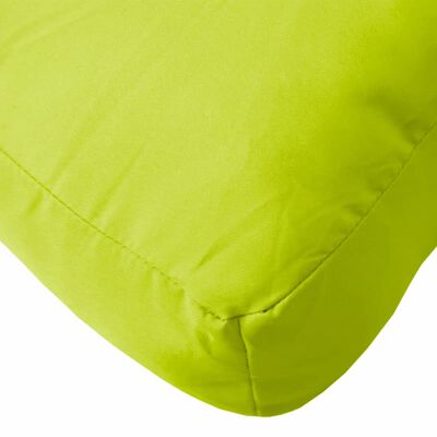vidaXL Pallet Ottoman Cushion Bright Green Fabric