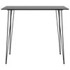 vidaXL Bar Set Black MDF, metal Standard Durable Bar Set Rectangular