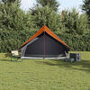 vidaXL Tents with Roof Gray and orange 256 x 266 x 185 cm Polyester