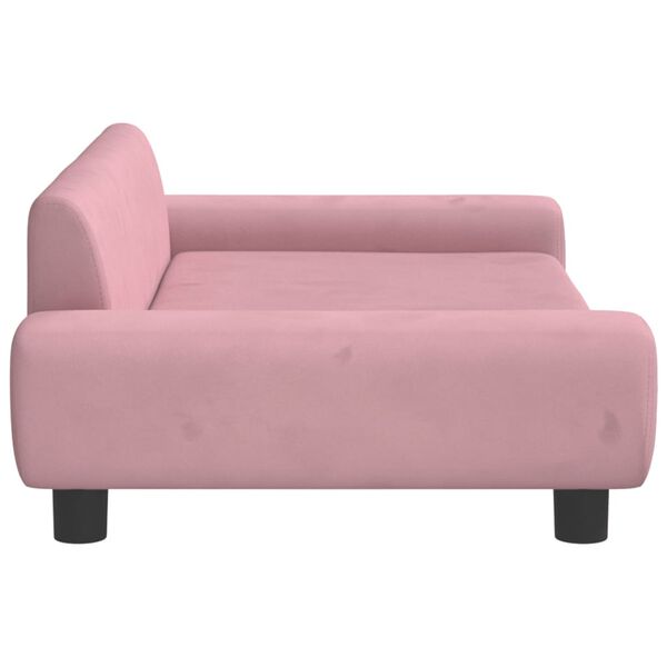 vidaXL Kids Sofa Pink 39.4x21.3x13.0" Velvet