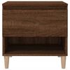 vidaXL Bedside Table Brown oak Engineered wood Medium Bedside Table