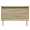 vidaXL Side Table Sonoma oak Engineered wood Small Coffee Table