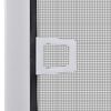 vidaXL Window Insect Screen White Aluminum, Fiberglass 47.2 x 55.1 in