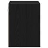vidaXL Garage Wall Cabinet Black Engineered Wood