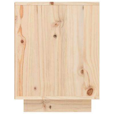 vidaXL Shoe Cabinet 23.6"x13.4"x17.7" Solid Wood Pine