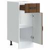 vidaXL Kitchen Base Cabinet Brown oak Engineered wood