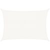 vidaXL Sunshade Sail 1.75 oz/ft&sup2; White 9.8x16.4' HDPE
