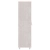 vidaXL Wardrobe White Solid Pine Wood Medium Wardrobe Rectangular