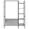 vidaXL Clothes Rack Grey 47.24 x 17.32 x 62.99 in Engineered Wood