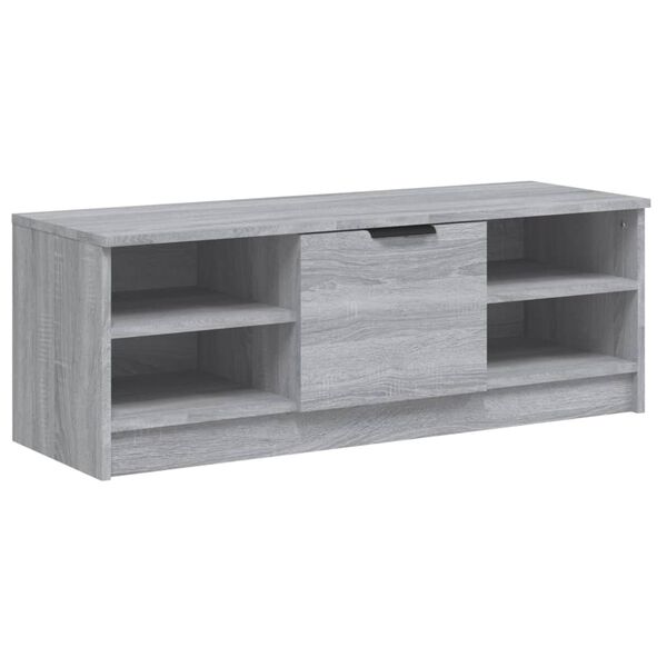 vidaXL TV Stand Gray Sonoma 40.2"x14"x14.4" Engineered Wood