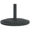 vidaXL Parasol Base Black PE (Polyethylene) and concrete Medium