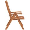 vidaXL Garden ChairSet of 8 Wood Color Solid Acacia Wood Standard
