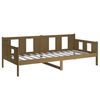 vidaXL Day Bed Honey Brown Solid Pine Wood Standard Twin