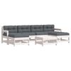 vidaXL Garden Lounge Set White