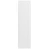 vidaXL Book Cabinet White Engineered Wood 14.2 x 11.8 x 56.3 in