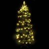 vidaXL Swirl Christmas Tree Green PVC 59.1 in tall Swirl Christmas Tree