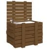 vidaXL Storage Box Honey brown Solid pinewood Medium Storage Box