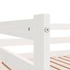 vidaXL Day Bed White Solid pine wood Twin, Full