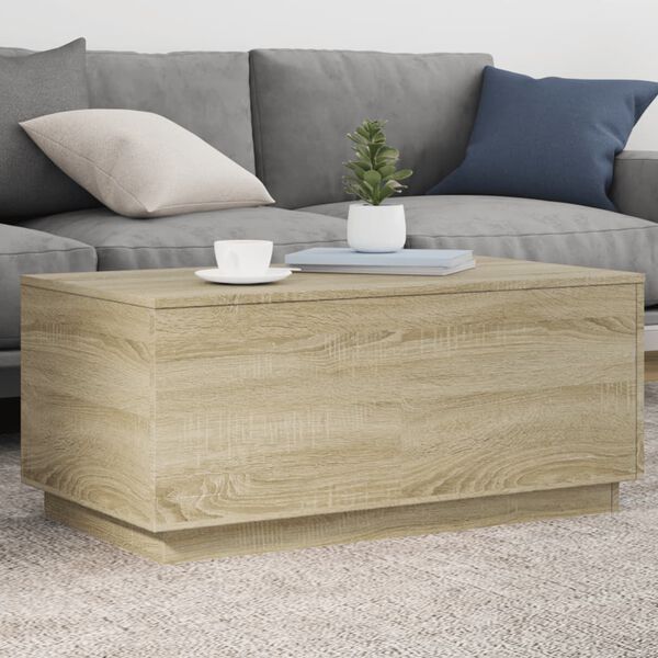 vidaXL Coffee Table Sonoma Oak Engineered wood Medium Coffee Table