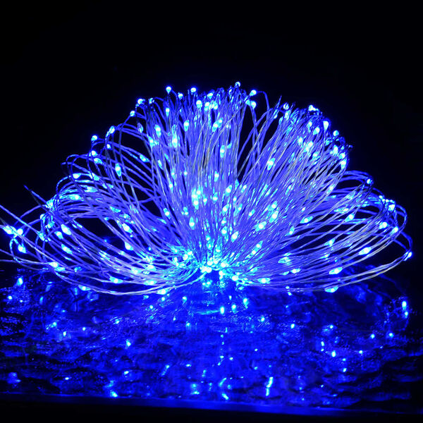 vidaXL LED String Blue Copper 98.4 ft length LED String Lights Other