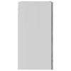 vidaXL Hanging Glass Cabinet Concrete gray Engineered wood Medium